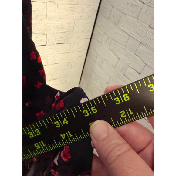 Lane Bryant women’s midi dress short sleeve floral V-neck romantic plus size ￼ - Picture 11 of 13